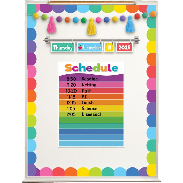 Colorful Flip Calendar-Calendars-Tools 4 Teaching-Classroom Decor and More