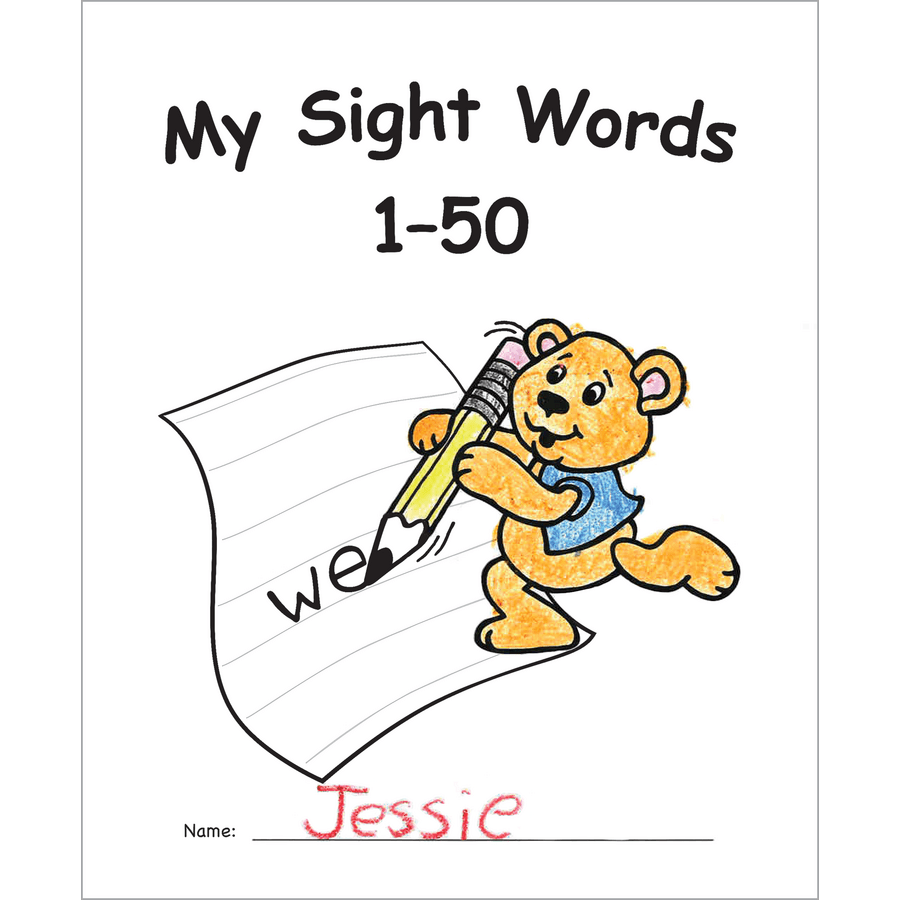 My Sight Words 1-50 Book-Subjects - Reading - Reading Books-Tools 4 Teaching-Classroom Decor and More