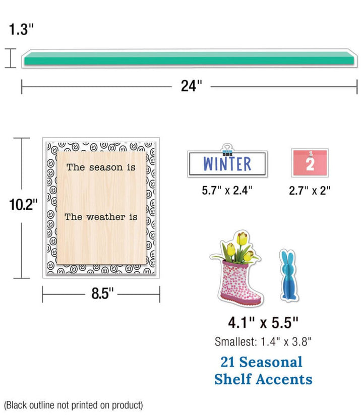 Creatively Inspired Calendar Bulletin Board Set-Bulletin Board Sets-Tools 4 Teaching-Classroom Decor and More