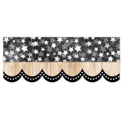 *Core Decor Dotted Scallops on Wood EZ Border-Borders-Tools 4 Teaching-Classroom Decor and More