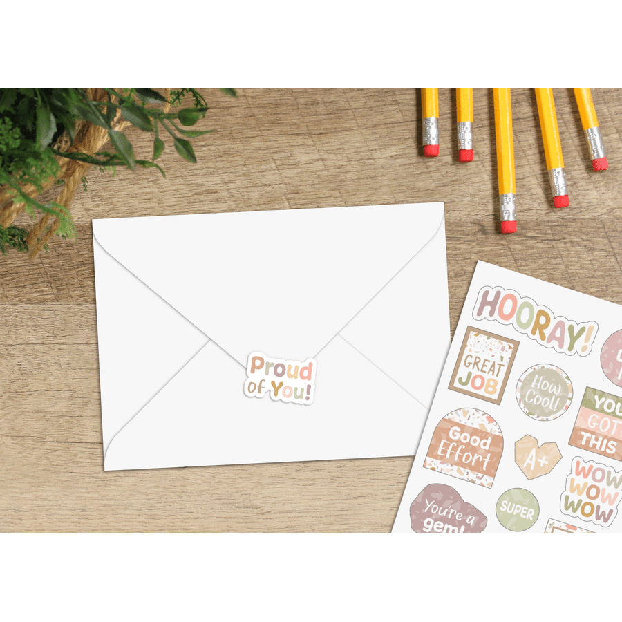 Terrazzo Tones Stickers-Stickers-Tools 4 Teaching-Classroom Decor and More