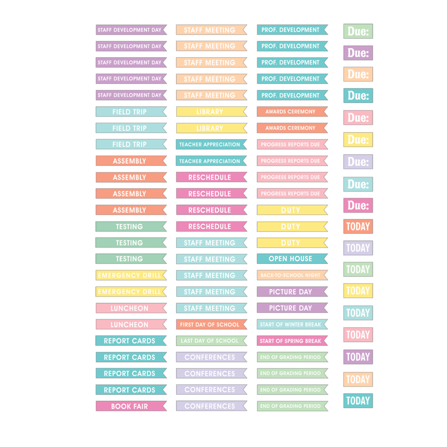 Pastel Pop Lesson Planner-Record & Plan Books-Tools 4 Teaching-Classroom Decor and More