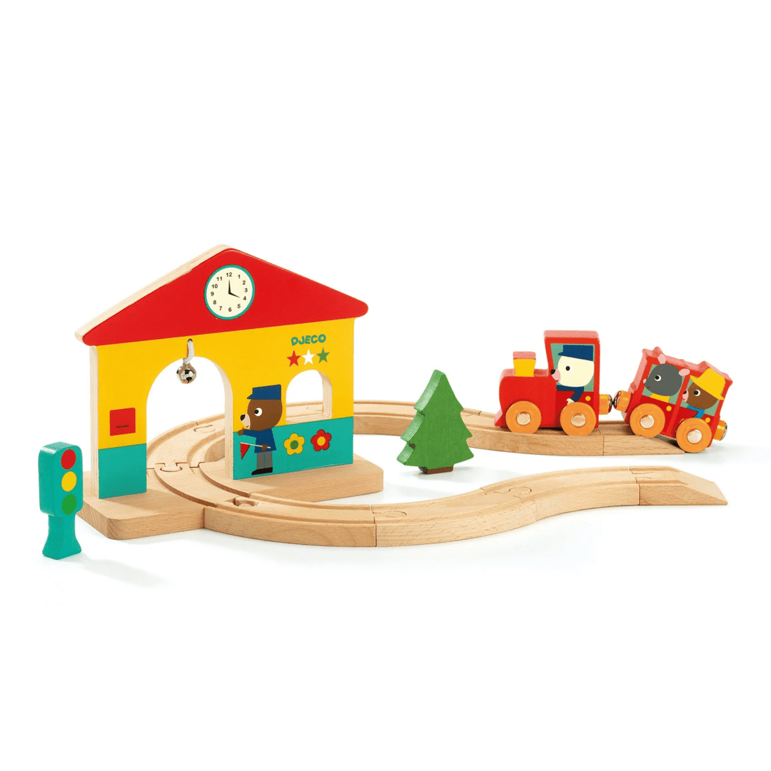 *Minitrain Wooden Train Set-Baby & Toddler-Tools 4 Teaching-Classroom Decor and More