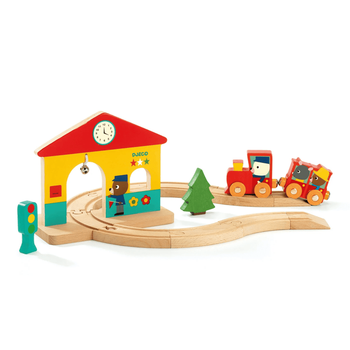 *Minitrain Wooden Train Set-Baby & Toddler-Tools 4 Teaching-Classroom Decor and More
