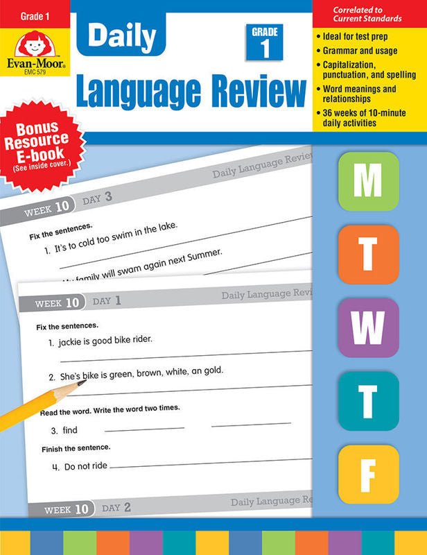 Daily Language Review-ELA Books-Tools 4 Teaching-Classroom Decor and More