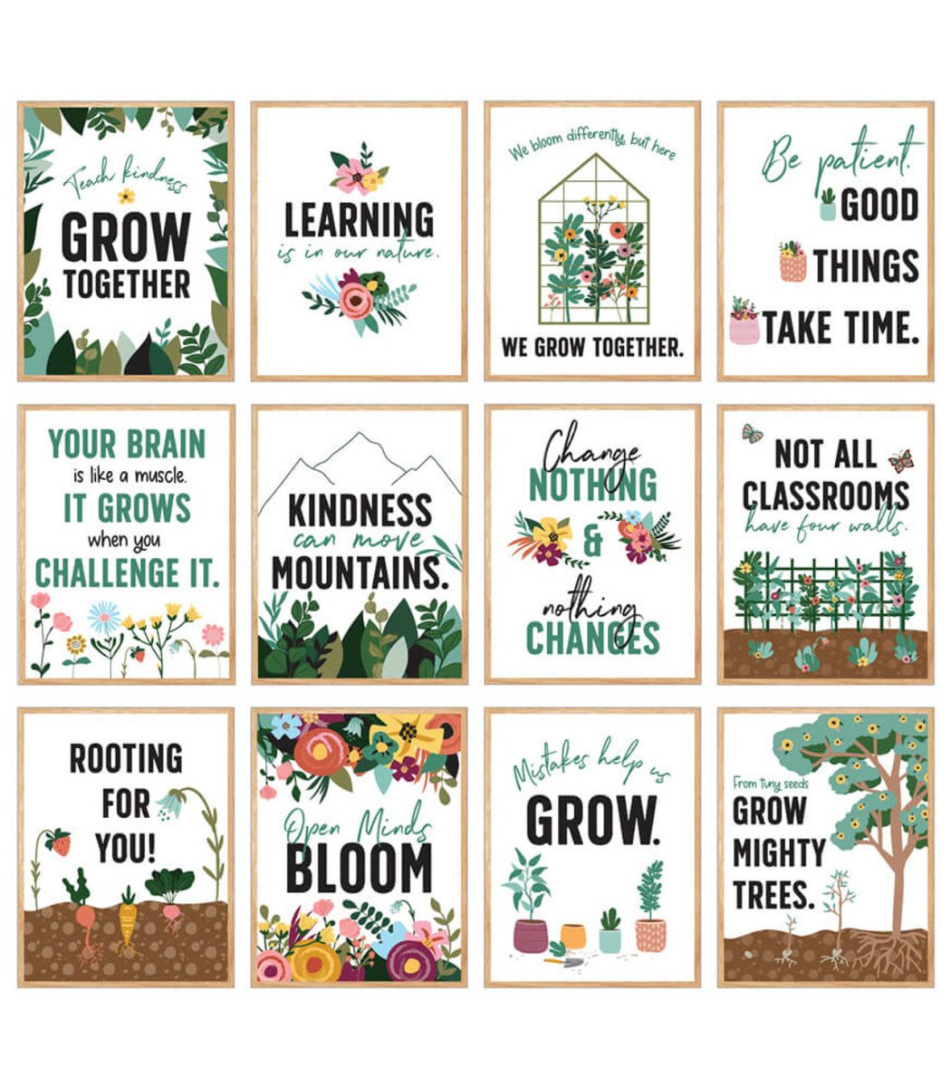 Grow Together Mini Posters: Grow Together Poster Set - Tools 4 Teaching