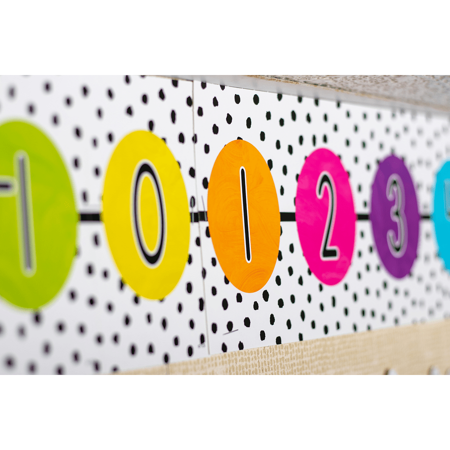 Brights 4Ever Number Line (-20 to 120) Bulletin Board-Bulletin Board Sets-Tools 4 Teaching-Classroom Decor and More