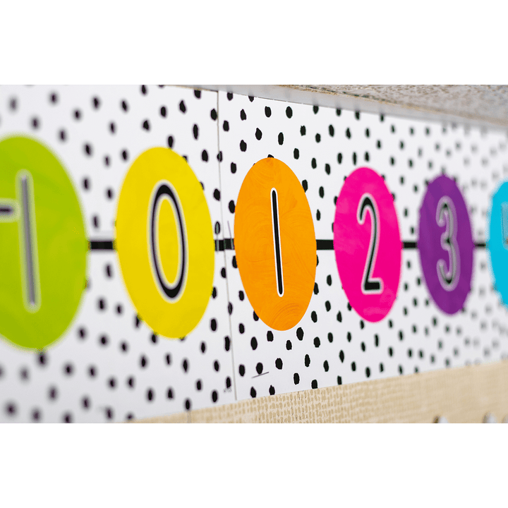Brights 4Ever Number Line (-20 to 120) Bulletin Board-Bulletin Board Sets-Tools 4 Teaching-Classroom Decor and More