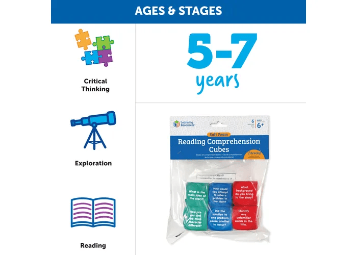 Reading Comprehension Cubes-Classroom Essentials-Tools 4 Teaching-Classroom Decor and More