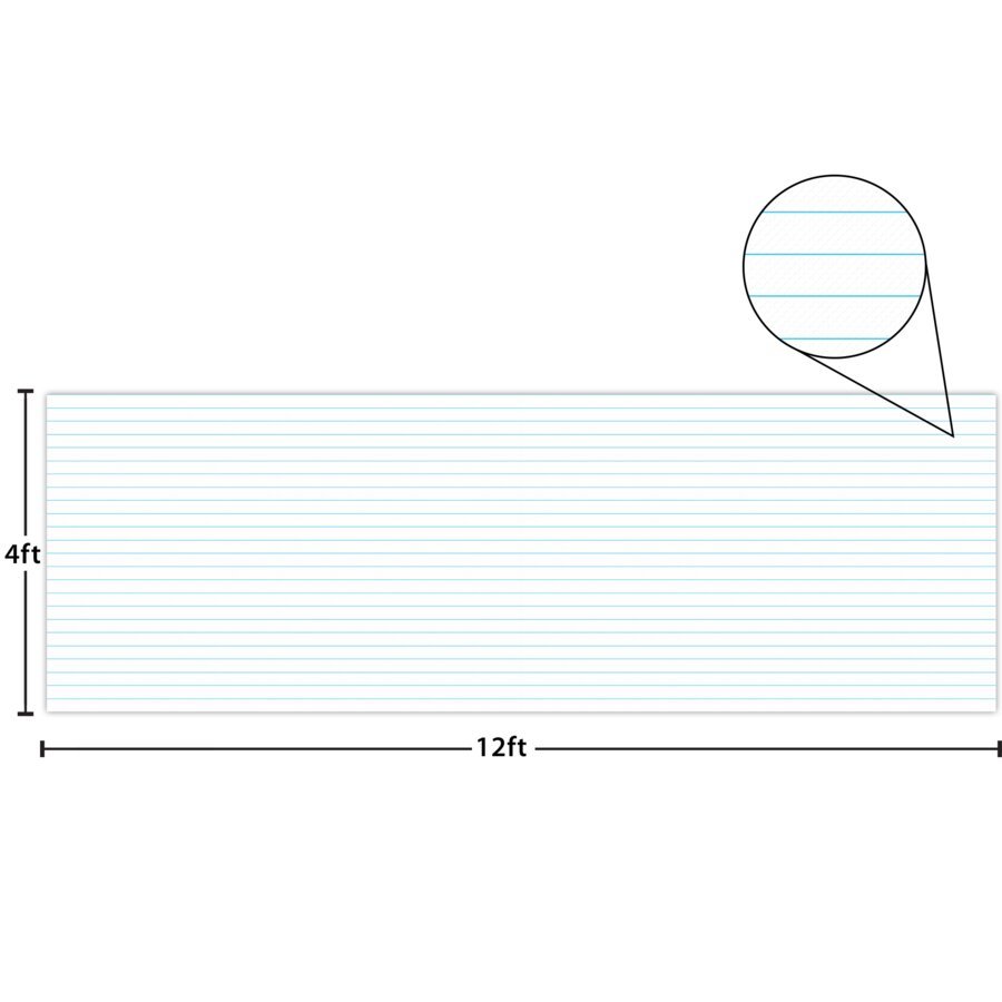 Better Than Paper® Bulletin Board Roll: Lined-Bulletin Board Paper - Better Than Paper-Tools 4 Teaching-Classroom Decor and More