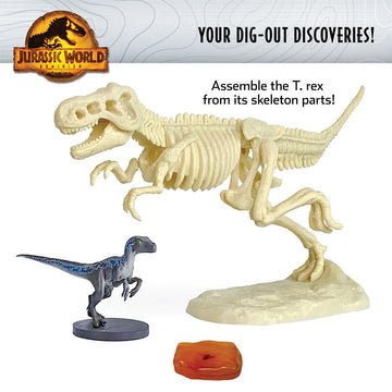 Jurassic World: Dominion Dinosaur Dig - Blue, T. Rex, and Amber-Science & STEM-Tools 4 Teaching-Classroom Decor and More