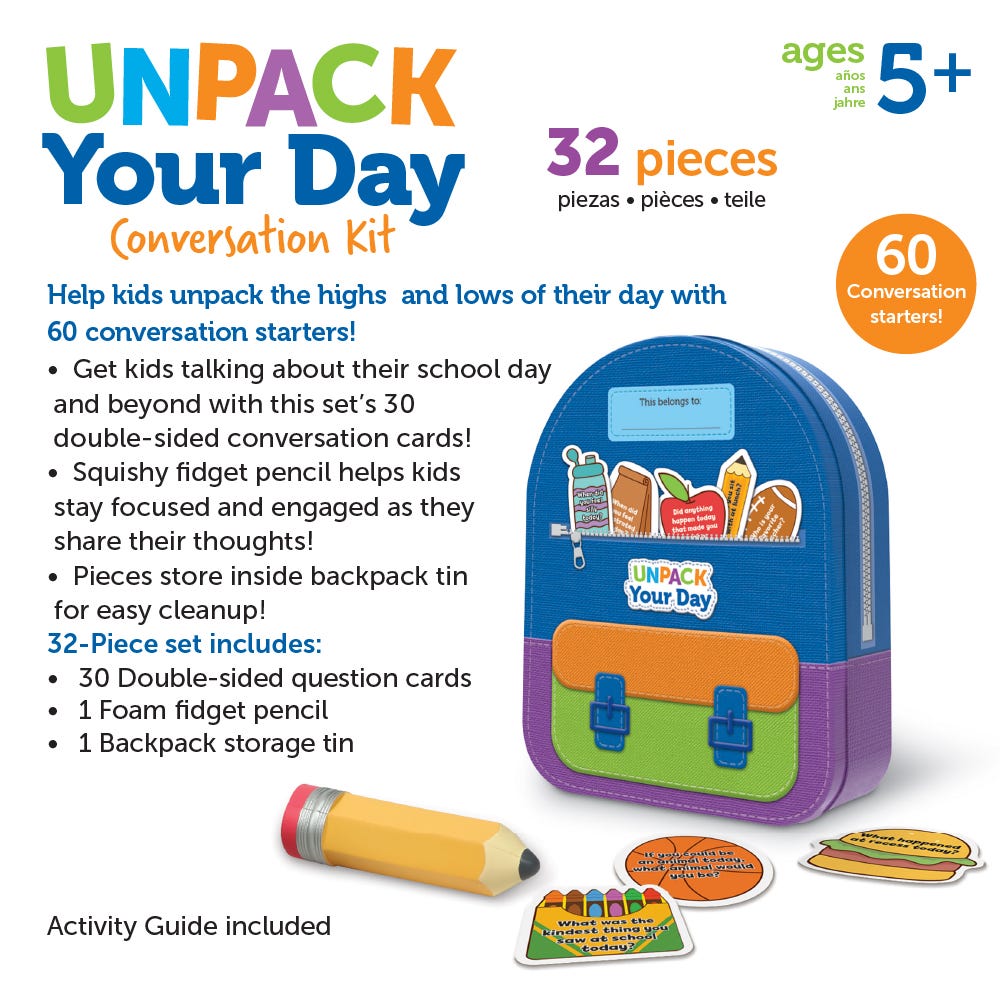 Unpack Your Day Conversation Kit-Social Emotional-Tools 4 Teaching-Classroom Decor and More