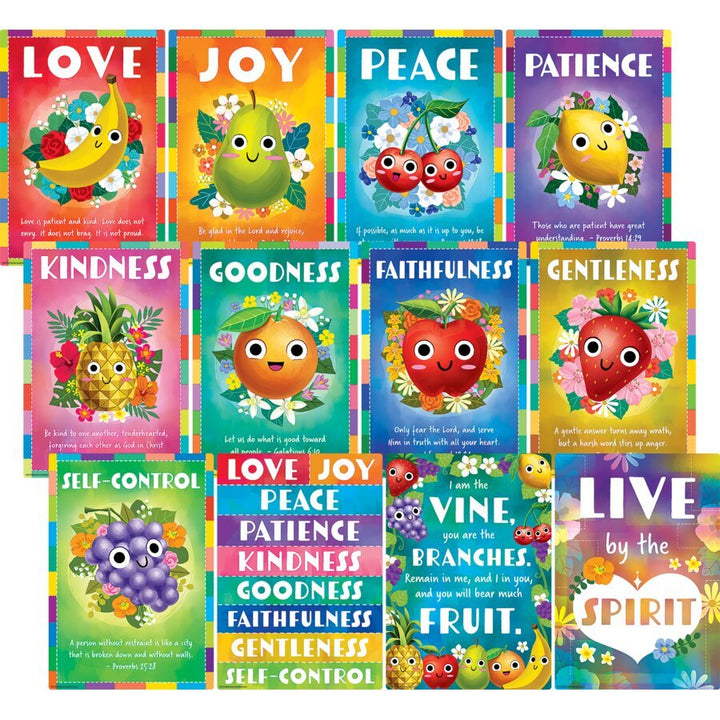 Fruit of the Spirit Small Poster Pack-Religious-Tools 4 Teaching-Classroom Decor and More