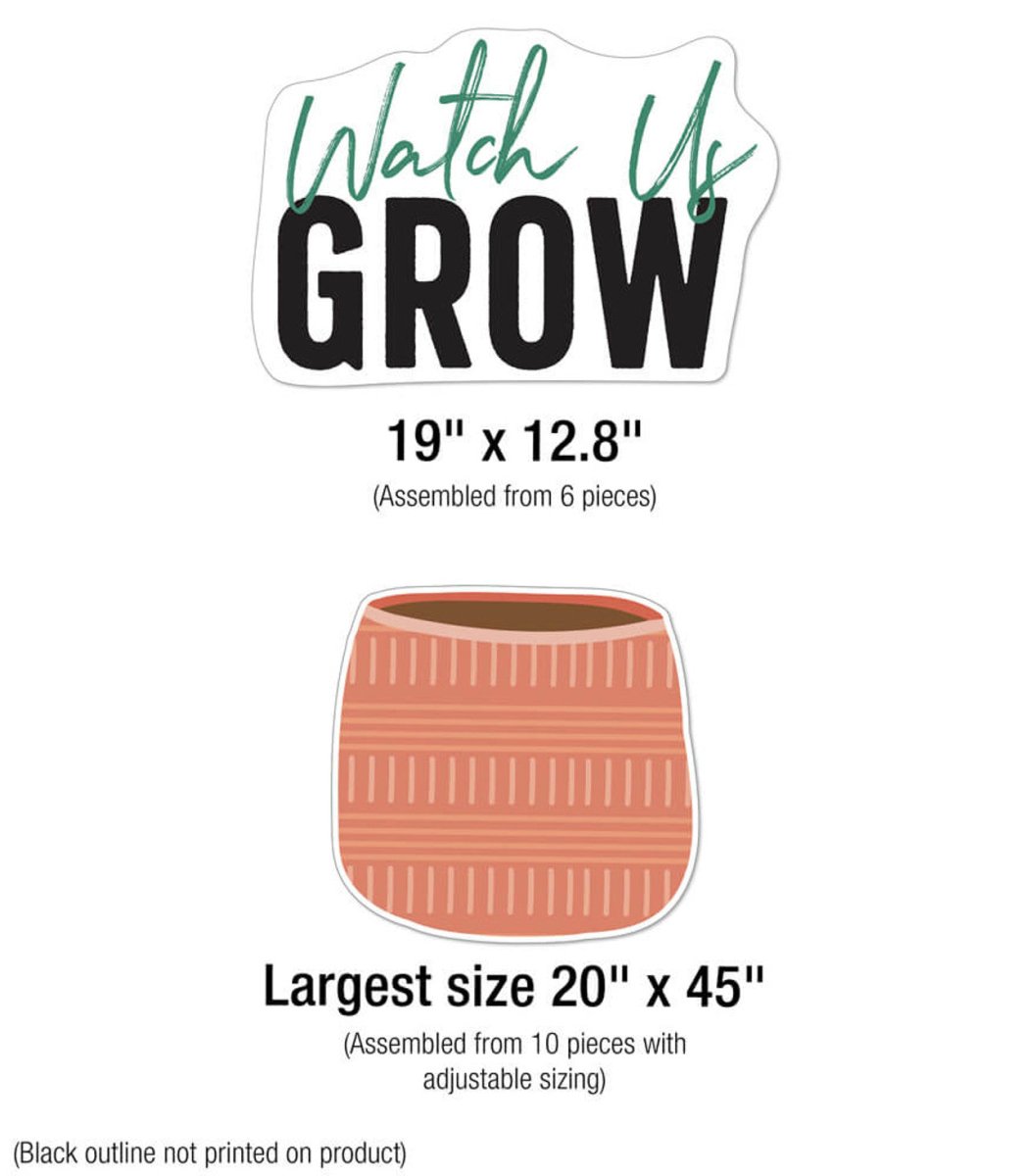 Grow Together Watch Us Grow Bulletin Board Set-Bulletin Board Sets-Tools 4 Teaching-Classroom Decor and More