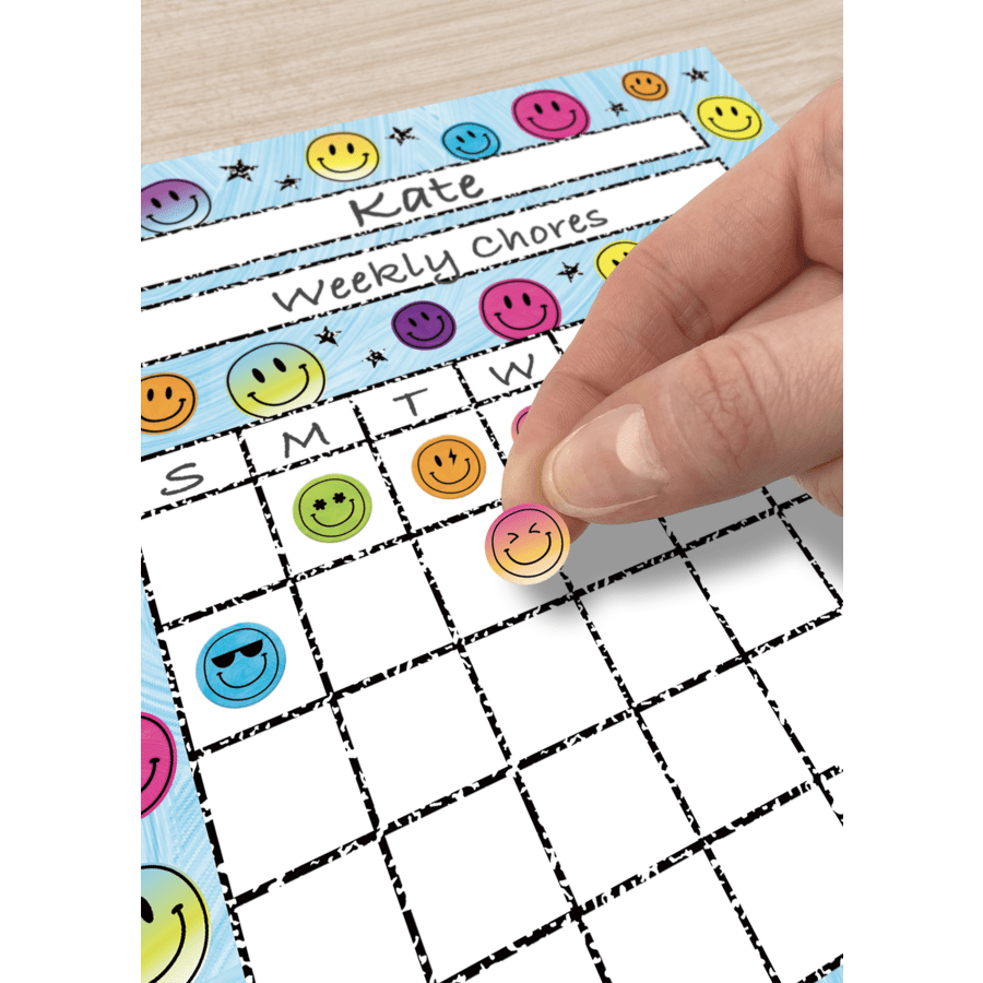 Brights 4Ever Smiley Faces Mini Stickers Valu-Pak-Stickers-Tools 4 Teaching-Classroom Decor and More