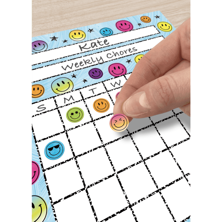 Brights 4Ever Smiley Faces Mini Stickers Valu-Pak-Stickers-Tools 4 Teaching-Classroom Decor and More