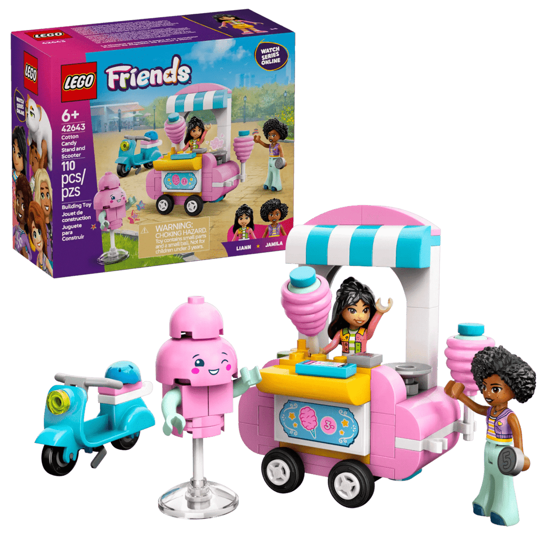 LEGO® Friends Cotton Candy Stand and Scooter-LEGO-Tools 4 Teaching-Classroom Decor and More