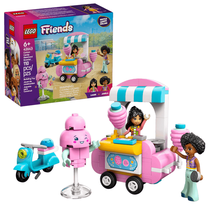 LEGO® Friends Cotton Candy Stand and Scooter-LEGO-Tools 4 Teaching-Classroom Decor and More