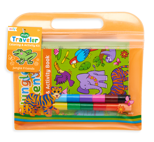 *Mini Traveler Coloring and Activity kit- Jungle-Travel-Tools 4 Teaching-Classroom Decor and More