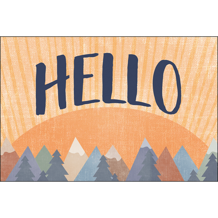 Moving Mountains Hello Postcards-Postcards-Tools 4 Teaching-Classroom Decor and More