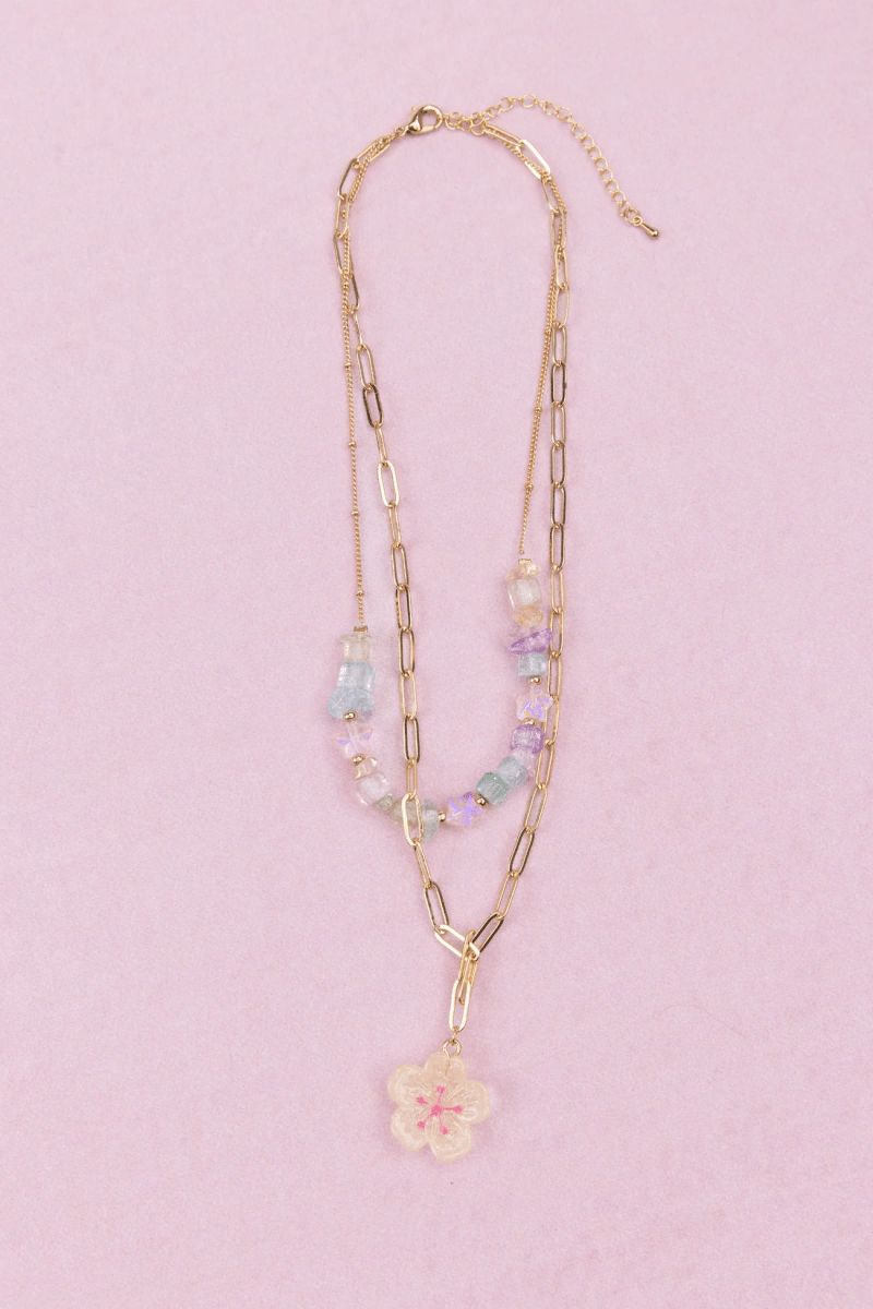 Boutique Chic Garden Gem Necklace-Dress Up & Jewelry-Tools 4 Teaching-Classroom Decor and More
