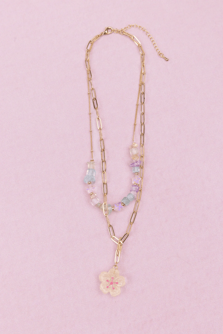 Boutique Chic Garden Gem Necklace-Dress Up & Jewelry-Tools 4 Teaching-Classroom Decor and More