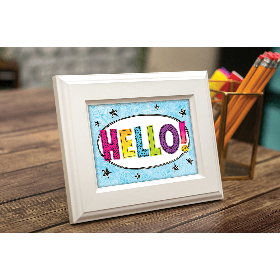 Brights 4Ever Hello Postcards-Postcards-Tools 4 Teaching-Classroom Decor and More