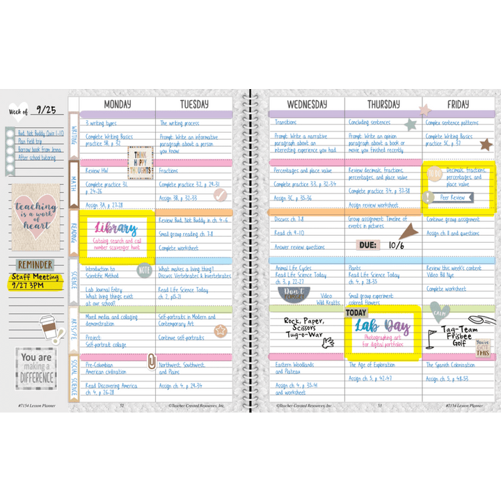 Everyone is Welcome Lesson Planner-Record & Plan Books-Tools 4 Teaching-Classroom Decor and More