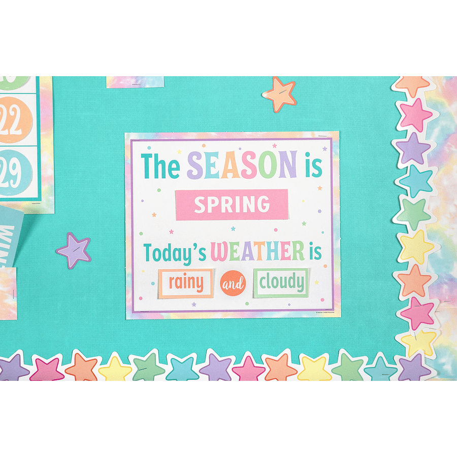 Pastel Pop Calendar Bulletin Board-Calendars-Tools 4 Teaching-Classroom Decor and More