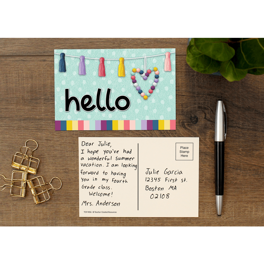 *Oh Happy Day Hello Postcards-Postcards-Tools 4 Teaching-Classroom Decor and More