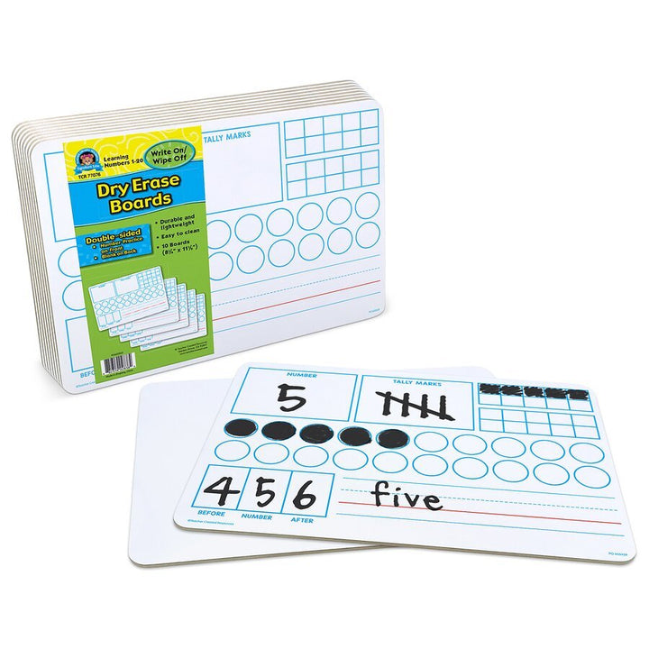 Double-Sided Learning Numbers 1–20 Dry-Erase Boards-Numbers, Counting & Sorting-Tools 4 Teaching-Classroom Decor and More