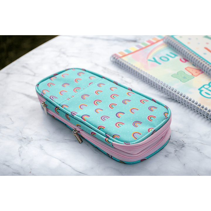 Oh Happy Day Rainbows Pencil Case-Classroom Essentials-Tools 4 Teaching-Classroom Decor and More