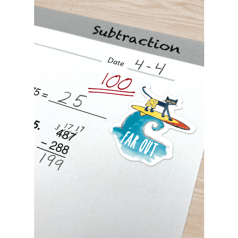 Pete the Cat Stickers-Stickers-Tools 4 Teaching-Classroom Decor and More