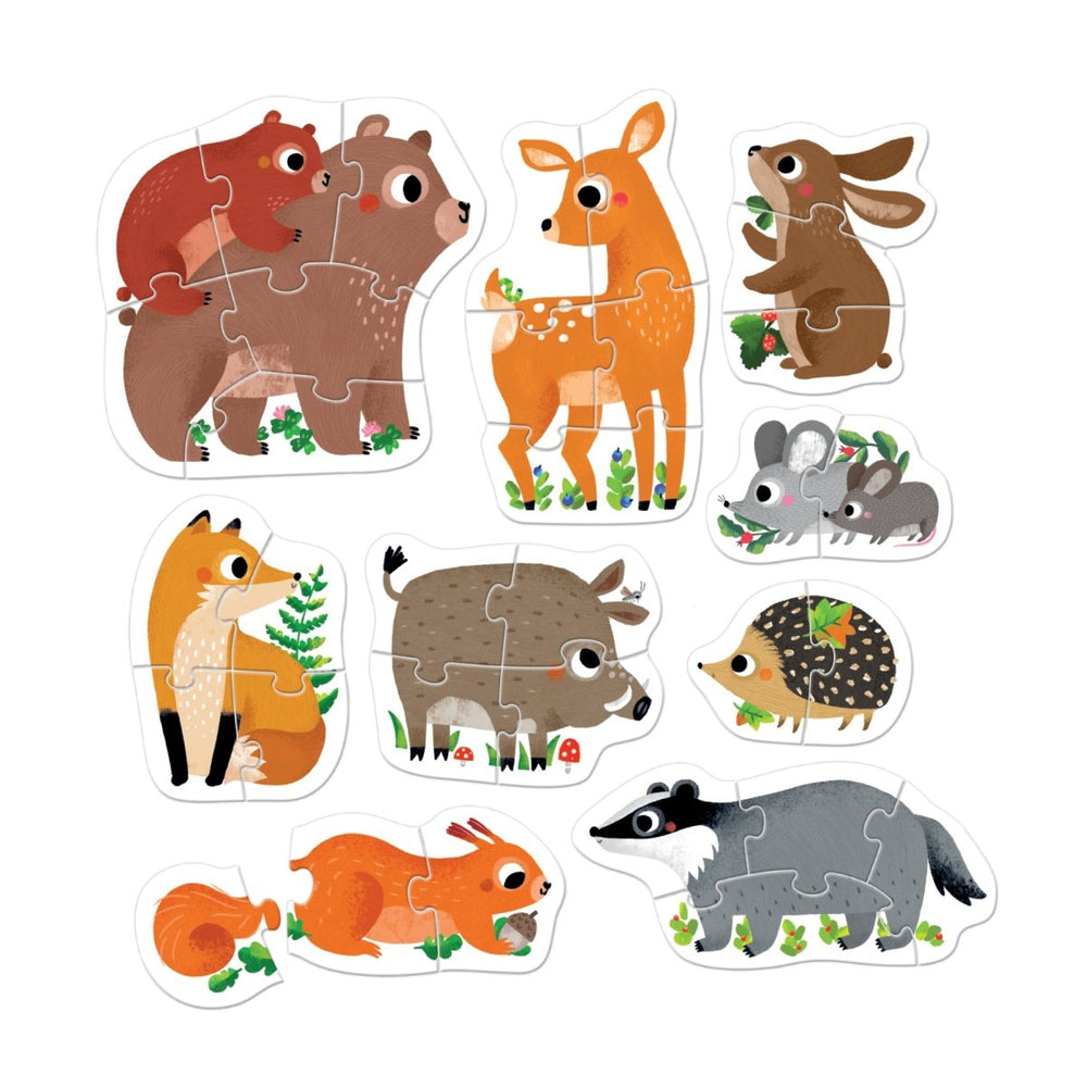Progressive Puzzles Forest Animals for ages: 2+-Puzzles-Tools 4 Teaching-Classroom Decor and More