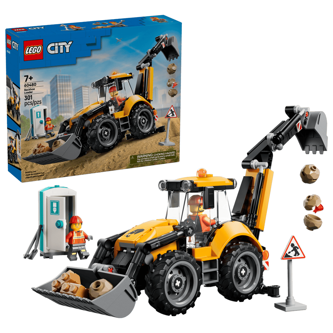 LEGO® City Yellow Backhoe Loader