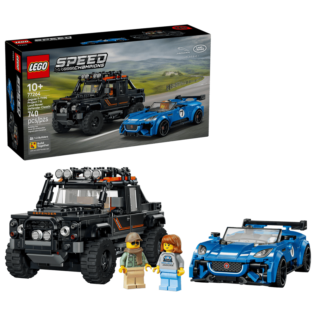 LEGO® Speed Champions Jaguar Project 7 & Land Rover Defender - Tools 4 Teaching