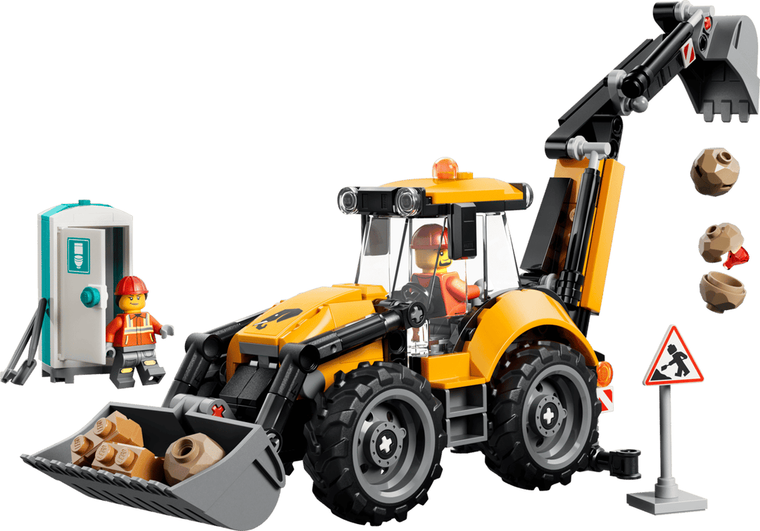 LEGO® City Yellow Backhoe Loader