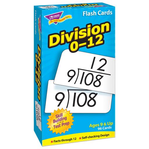 Division 0-12 Skill Drill Flash Cards-Flashcards-Tools 4 Teaching-Classroom Decor and More