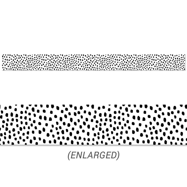 Black Messy Dots Border-Borders-Tools 4 Teaching-Classroom Decor and More
