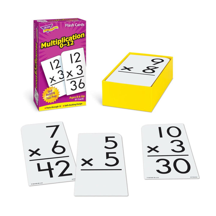 Multiplication 0-12 Skill Drill Flash Cards-Flashcards-Tools 4 Teaching-Classroom Decor and More