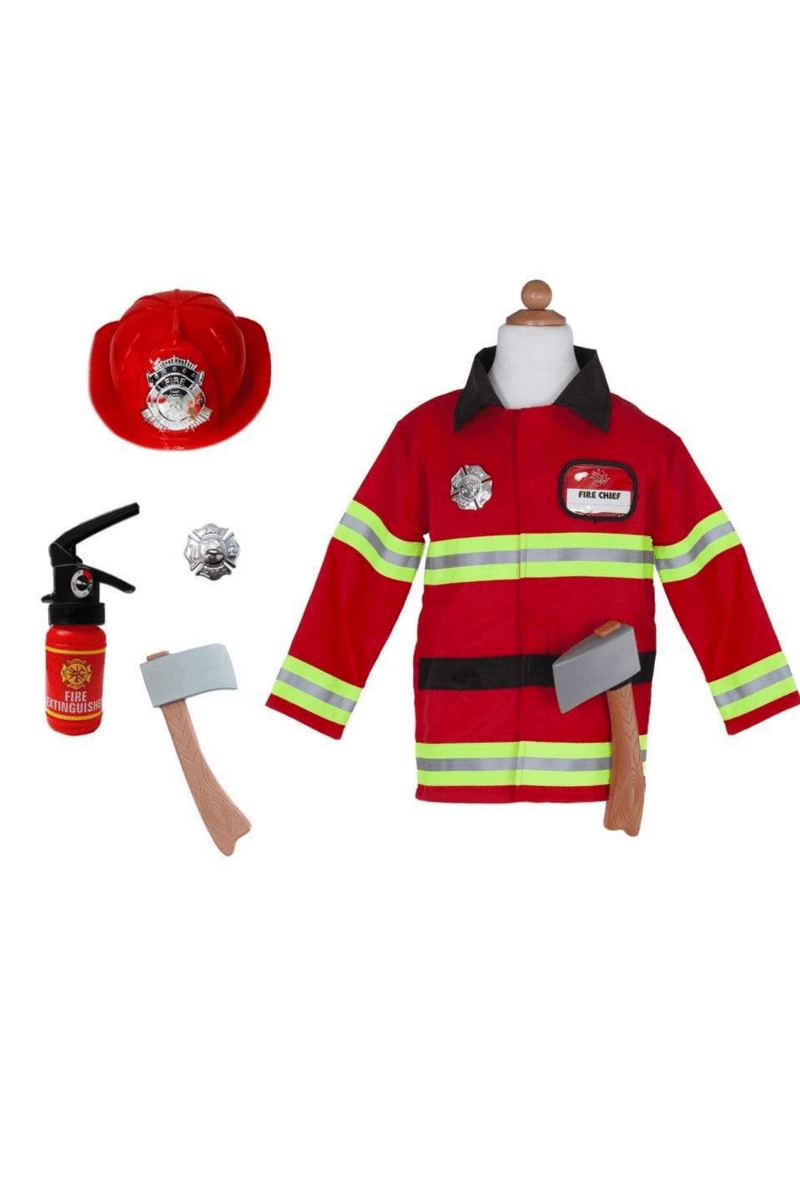 Firefighter with Accessories, Size 5-6-Dress Up & Jewelry-Tools 4 Teaching-Classroom Decor and More