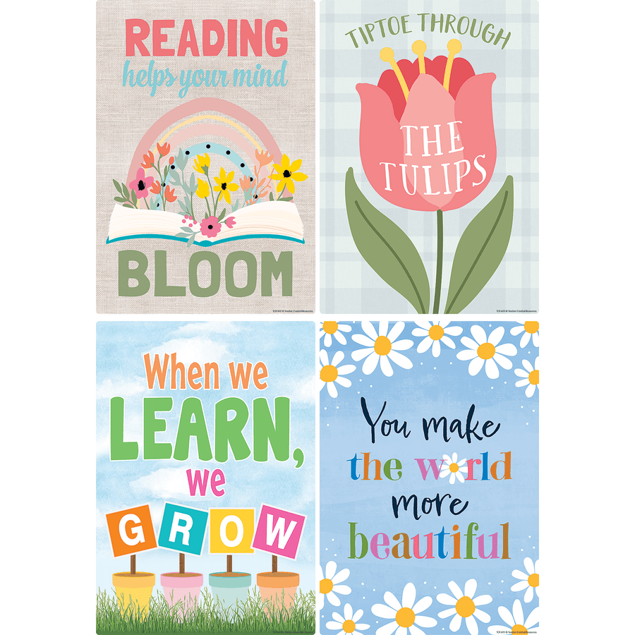 Spring Small Poster Pack-Posters-Tools 4 Teaching-Classroom Decor and More