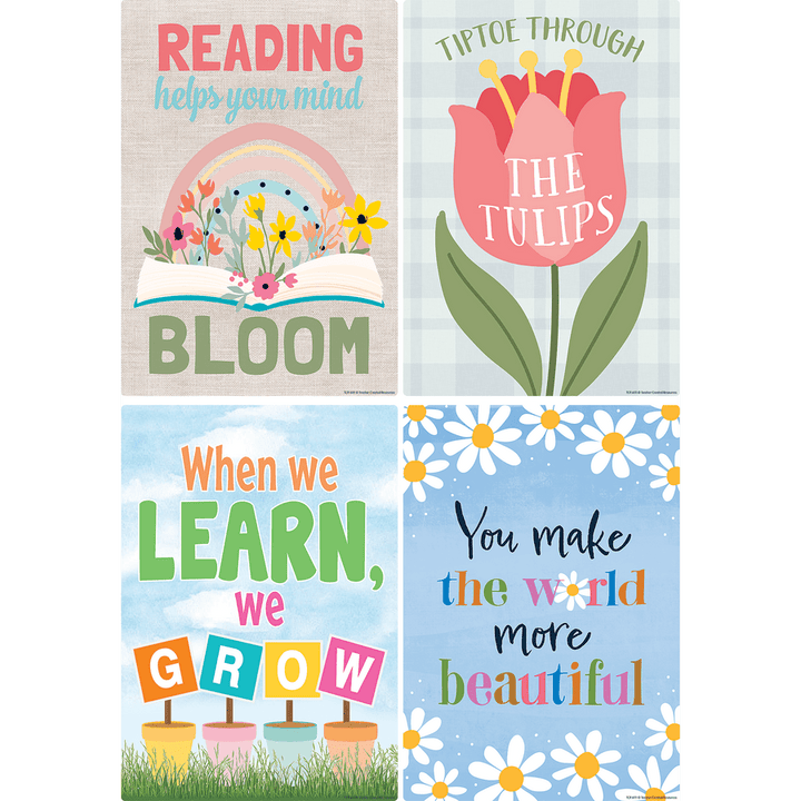 Spring Small Poster Pack-Posters-Tools 4 Teaching-Classroom Decor and More