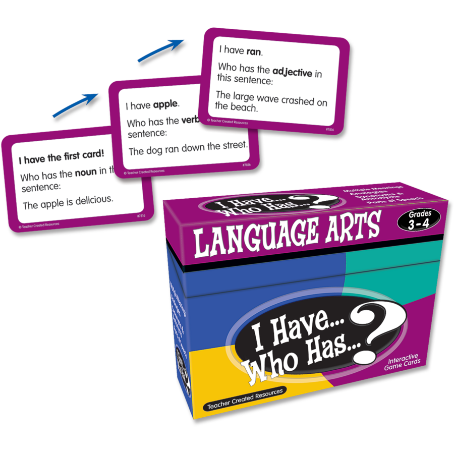 I Have… Who Has…? Language Arts Game-Writing-Tools 4 Teaching-Classroom Decor and More