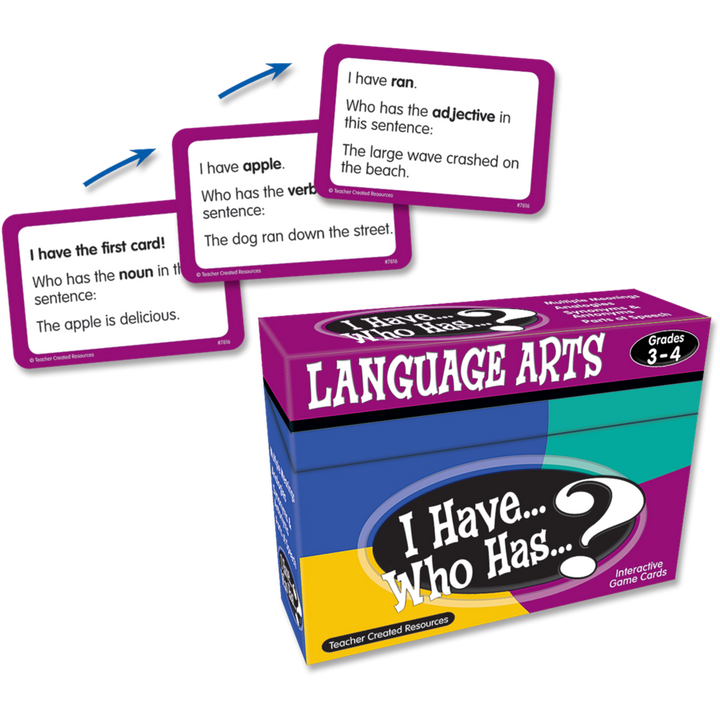 I Have… Who Has…? Language Arts Game-Writing-Tools 4 Teaching-Classroom Decor and More