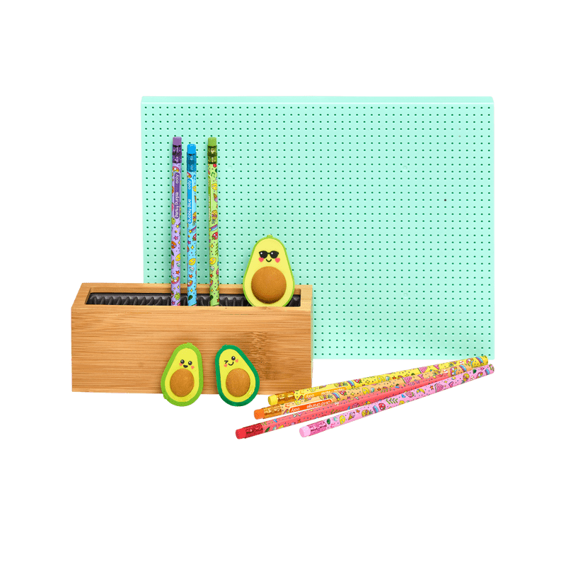 *Avocado Love Eraser and Sharpener - Set of 3-Arts & Crafts-Tools 4 Teaching-Classroom Decor and More