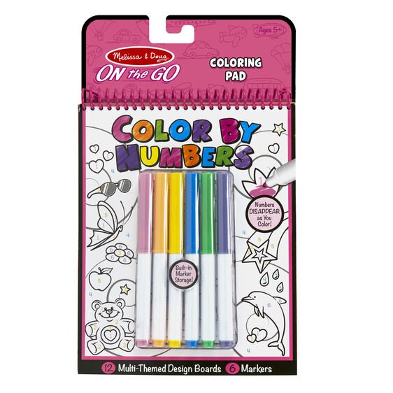 Color By Numbers - Pink-Activity Pads-Tools 4 Teaching-Classroom Decor and More