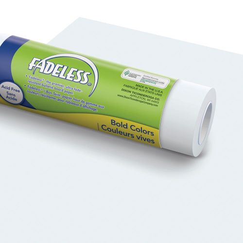Fadeless® Bulletin Board Art Paper 48" X 50' - White-Bulletin Board Paper - Fadeless-Tools 4 Teaching-Classroom Decor and More