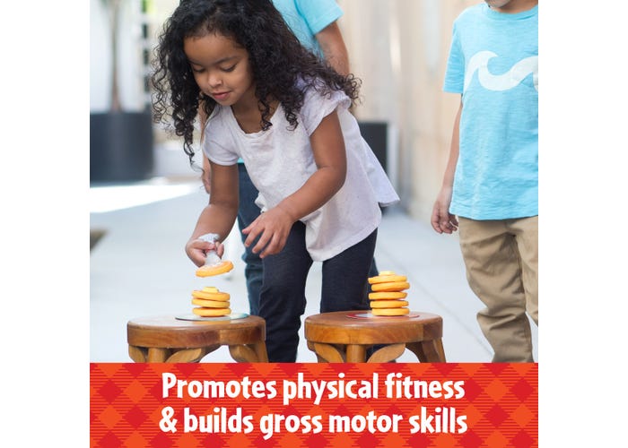 Pancake Pile-Up!™ Relay Game-Games-Tools 4 Teaching-Classroom Decor and More