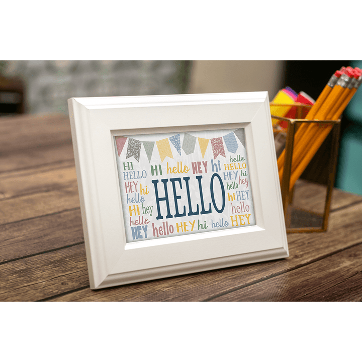 Classroom Cottage Hello Postcards-Postcards-Tools 4 Teaching-Classroom Decor and More